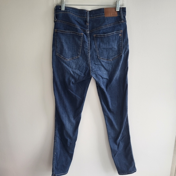 Madewell Skinny 10" High Rise Skinny Ladies Jeans Button Zipper Size 29 - Picture 7 of 10